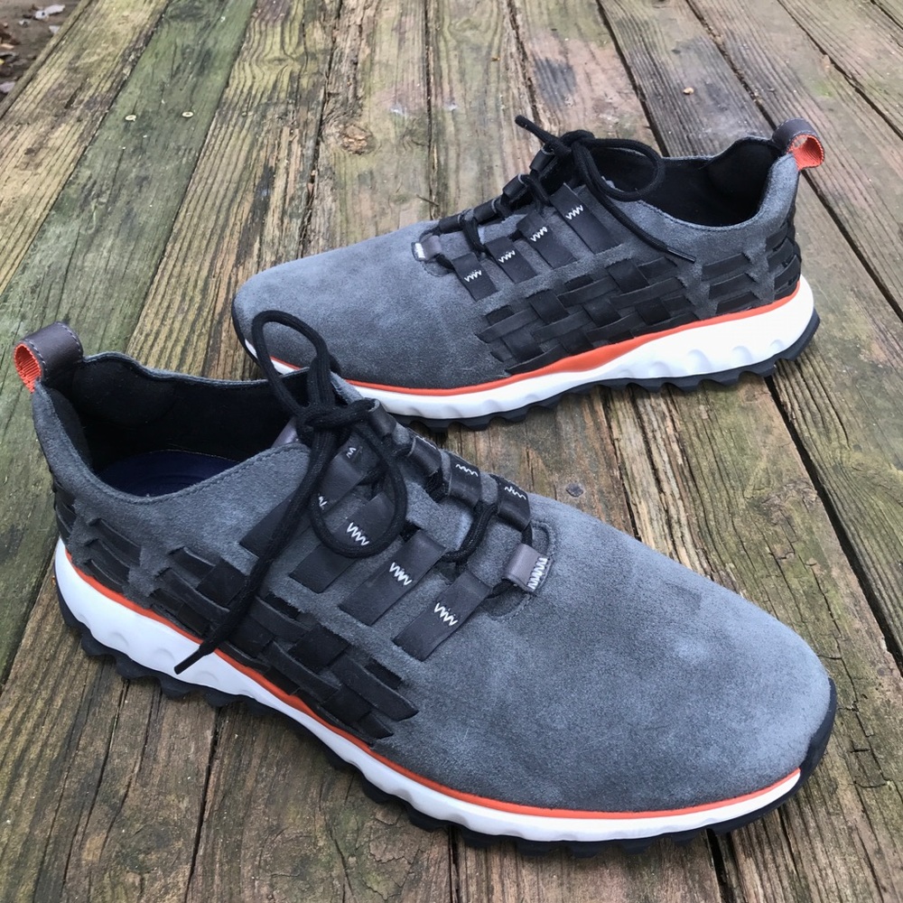 Cole Haan gray suede all terrain sneakers 10.5 - Picture 2 of 8